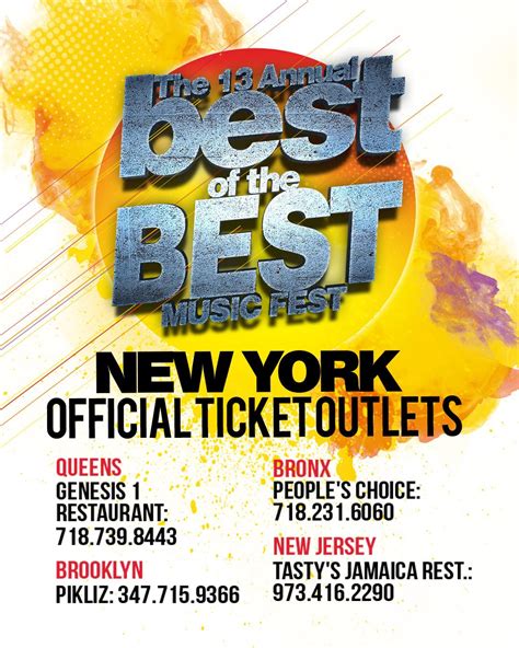 best ticket outlets for concerts.